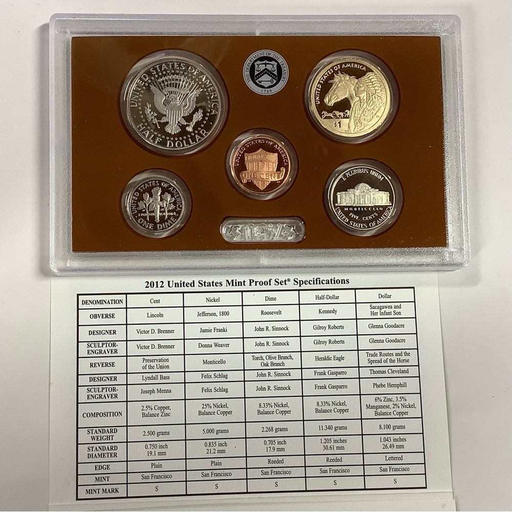 2012 United States Mint Proof Set - Picture 3 of 5